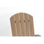 Chaise Adirondack pliante avec repose-pieds dissimulé et porte-gobelet