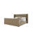 Irenne Luxe Footboard Low Upholstered Bed-322426795-322426794