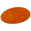 Kashkuli Gabbeh Orange Rug 4'10" x 4'10"