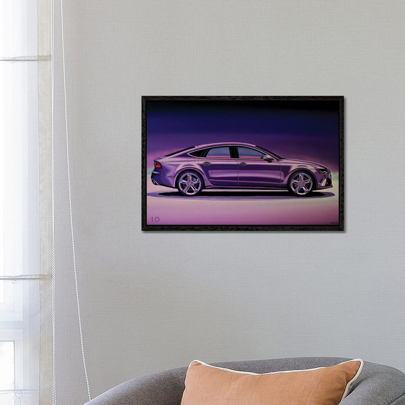 Audi RS7 2013 by Paul Meijering - Floater Frame Print on Canvas