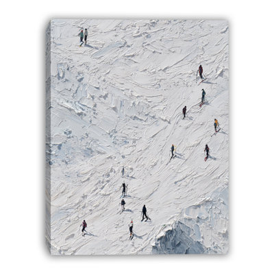 «Winter Crossing», art mural sur toile tendue