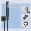 Robinet de douche thermostatique 12 pouces avec douche à main