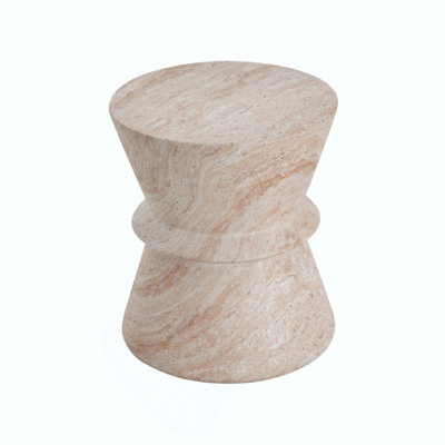 Outdoor/Indoor Lightweight Concrete Side Table