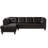 2500 2 Piece Left Facing L-Shaped Sofa & Chaise Sectional In San Marino Chocolate