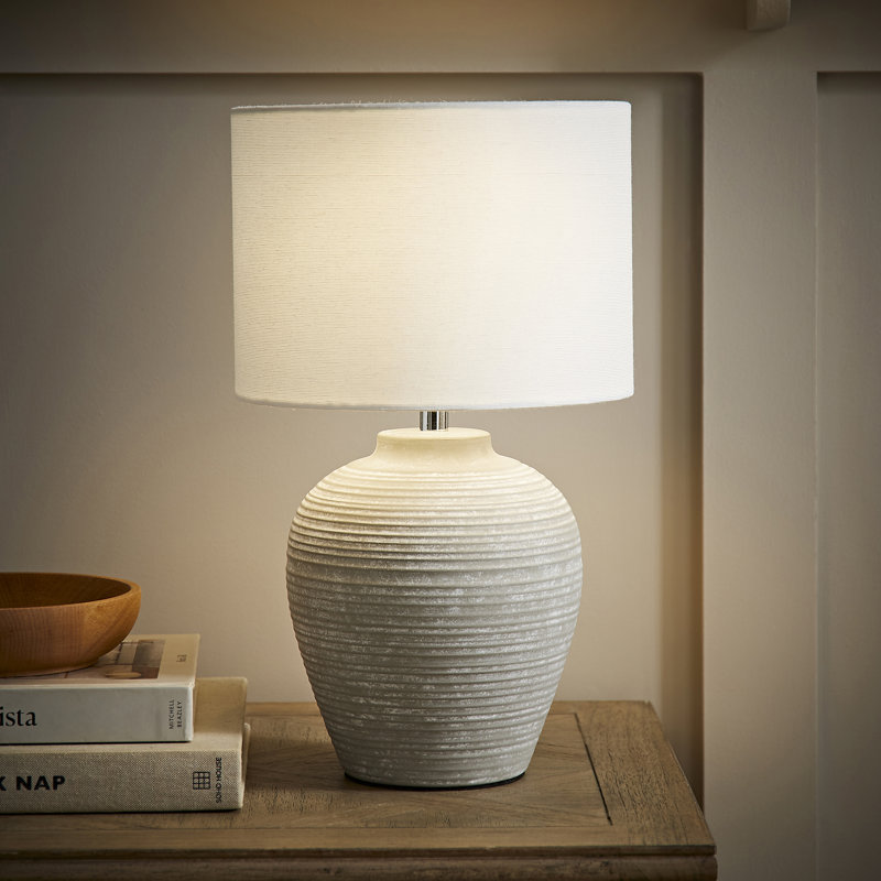 Takefumi Ceramic Table Lamp, 37.5cm H x 22cm W x 22cm D
