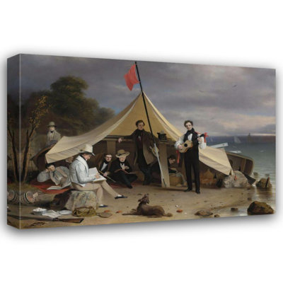 "Greenwich Boat Club" by  Robert Walter Weir - Gallery Wrap Canvas Wall Art