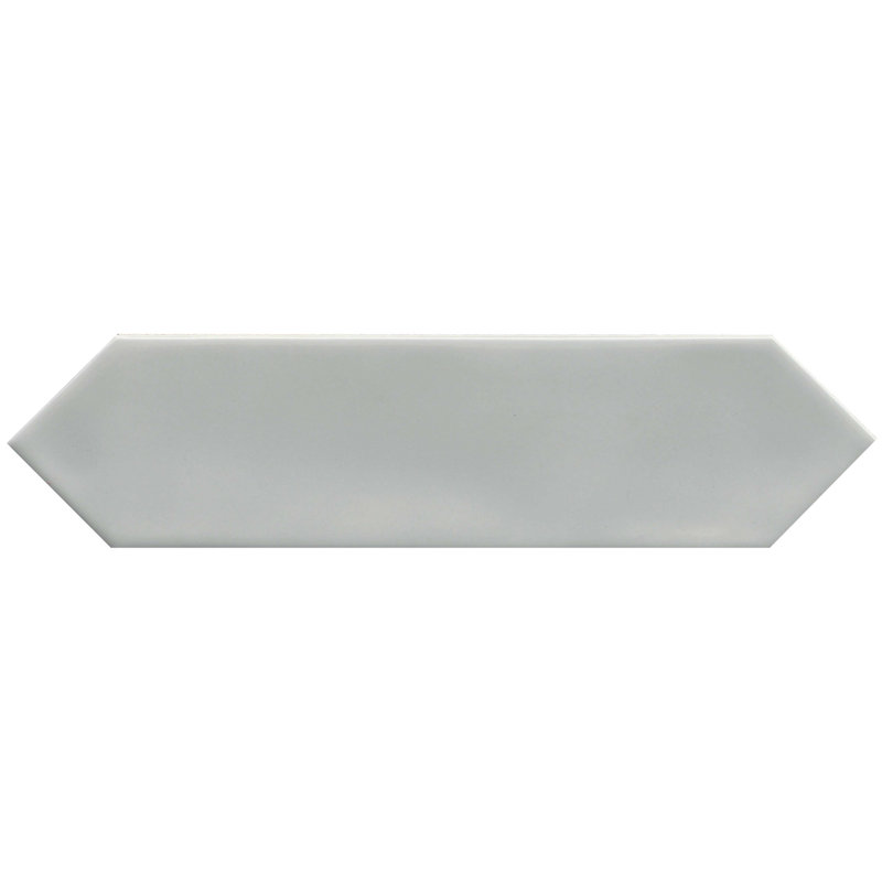 Craft II Pic White 3 in. x 12 in. Glossy Ceramic Wall Tile (9.33 sq. ft./Case), Gray