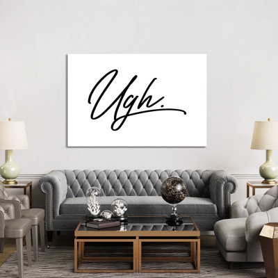 Ugh by Honeymoon Hotel - Wrapped Canvas Print