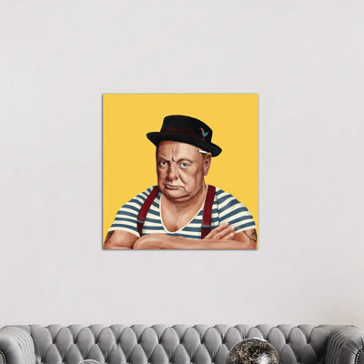 « winston churchill » par amit shimoni-impression