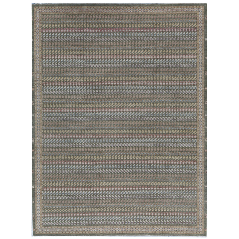 Brookhaven Geometric Area Rug in Brown