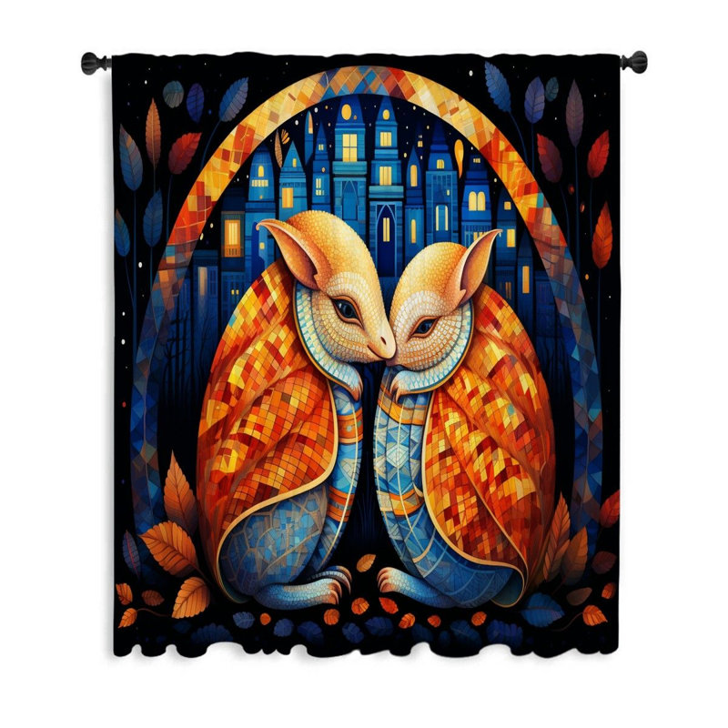 Rideaux, rideaux occultant et occultant Armadillo, L 53 po x L 99 po