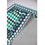 Tapis de couloir élégant (3,3 x 4,9 pi), 100% polyester, hauteur de poils de 0,3 po | Pois antibactérien antidérapant en PVC | Design tissé avec impression numérique 3D | Lavable à la machine, parfait pour la décoration intérieure et le confort-394003408