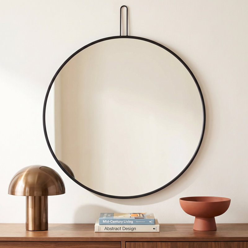 Dermot Metal Wall Mirror, 38" x 32"