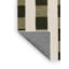 Tapis beige à carreaux lavable à la machine-379415223