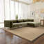 Canapé modulaire en velours en L Lyy