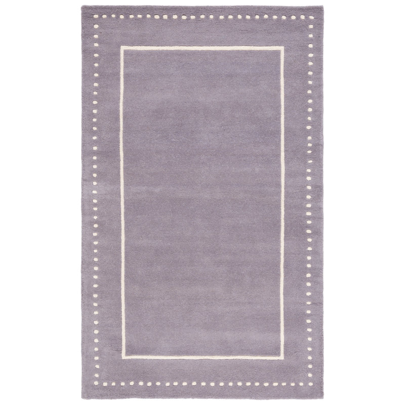 Cruz Hand Tufted Wool Solid Color Rug, Rectangle 2'6" x 4'
