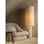 Lampe sur pied en lin 1 lumière 55,25 "Sam par Hilary Matt x Mitzi