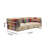 Creative Rainbow Sofa Upholstered 78.7'' Sofa