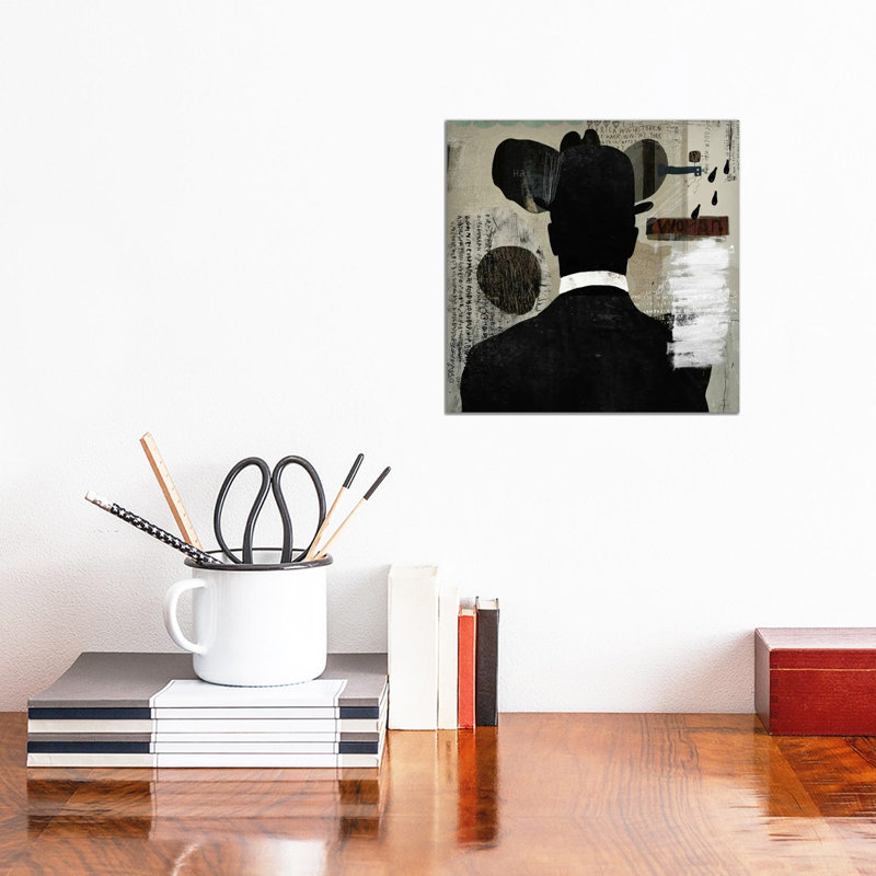 Mystery Man - Wrapped Canvas Print, 30.48 cm H x 30.48 cm W