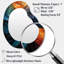Burkes - Abstract Waves Modern Asymmetrical Decorative Wall Mirror
