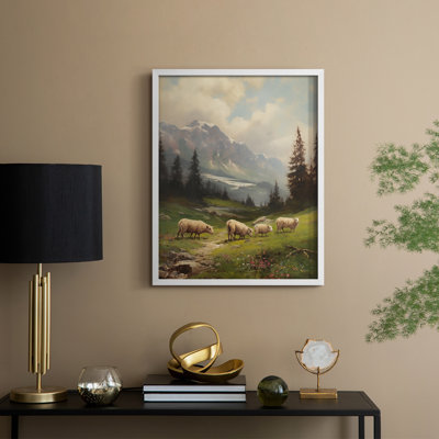 ANIMALS Series CECV - reproduction encadrée de qualité supérieure - prête à être accrochée - aucun clou requis
