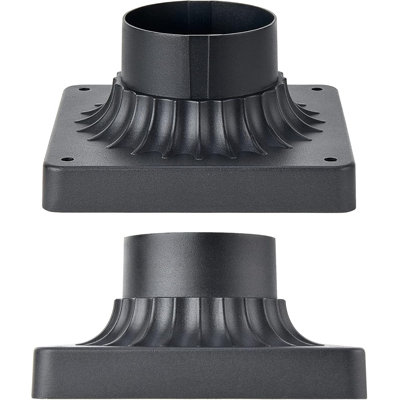 Adaptateur de pilier d'extérieur en fonte d'aluminium
