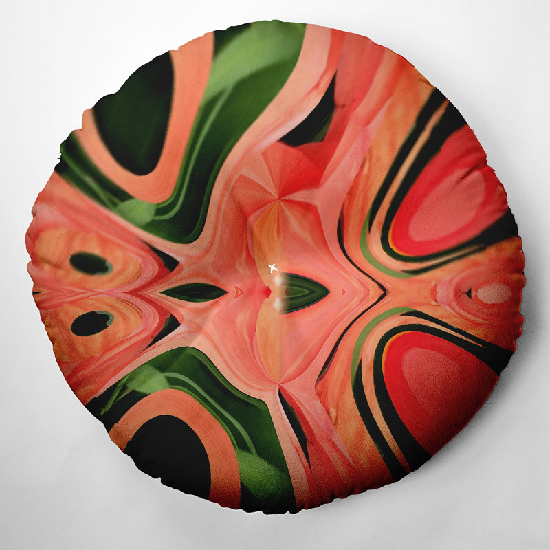 228_Oreiller de sol touffeté à motif papillon style bohémien et éclectique, 30 po x 30 po