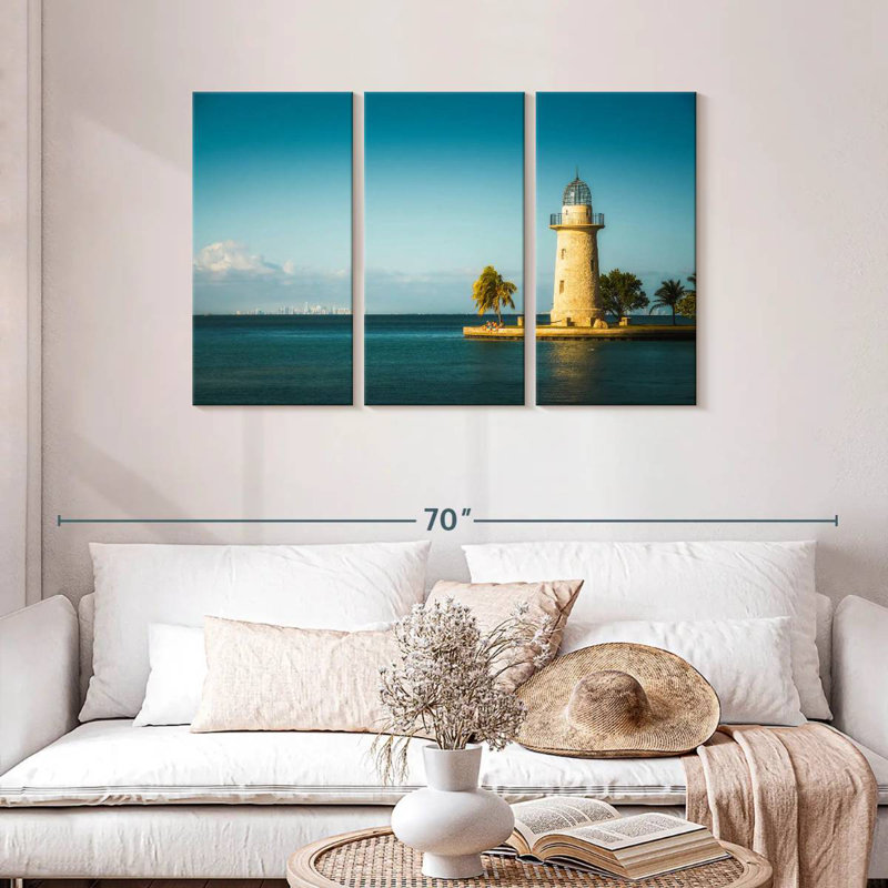 Aletra Boca Chita Lighthouse, 28" H x 45" W
