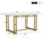 Loni Metal Base Dining Table-1722680820