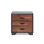 2-Tone Finish Nightstand With 3 Drawers