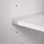 Organisateur de meuble-lavabo blanc antique 36 po avec lavabo en céramique et armoire de rangement