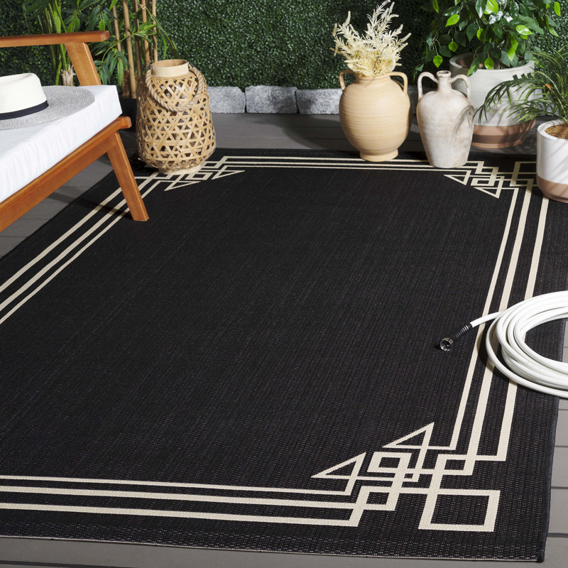Giligia Performance Geometric Indoor/Outdoor Area Rug, Rectangle 5'3" x 7'7"