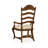 Artisan 19.5'' H Mazo Upholstered Walnut Armchair