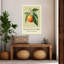 Élégant orange botanique, Illustration classique, fruit organique naturel, art mural-1694952283