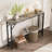 Geron 39.3" Console Table with Power Outlets, Compact Sofa Table with Storage-1445535756