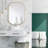 Mercer41 Hajdar Gold Vanity Mirror