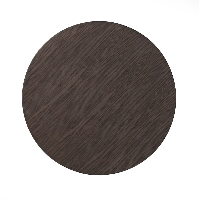 Goetz Bar Table-Brown Oak-Bar, Brown Oak Veneer, 36.5" H x 32" L x 32" W