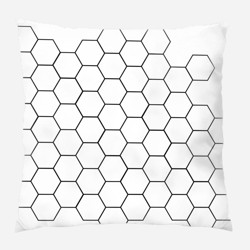 Geometric Microsuede Reversible Throw Pillow