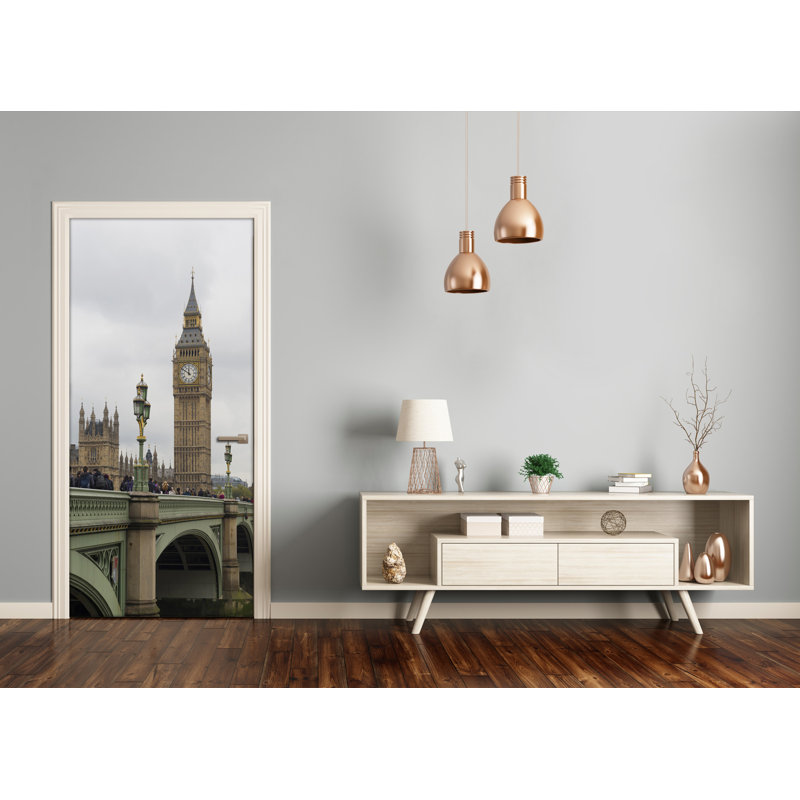 On Big Ben, London Door Decal