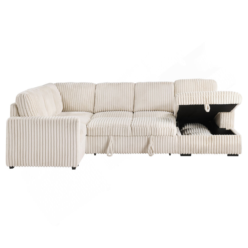 Thurston Camel Storage Sectional Sofa