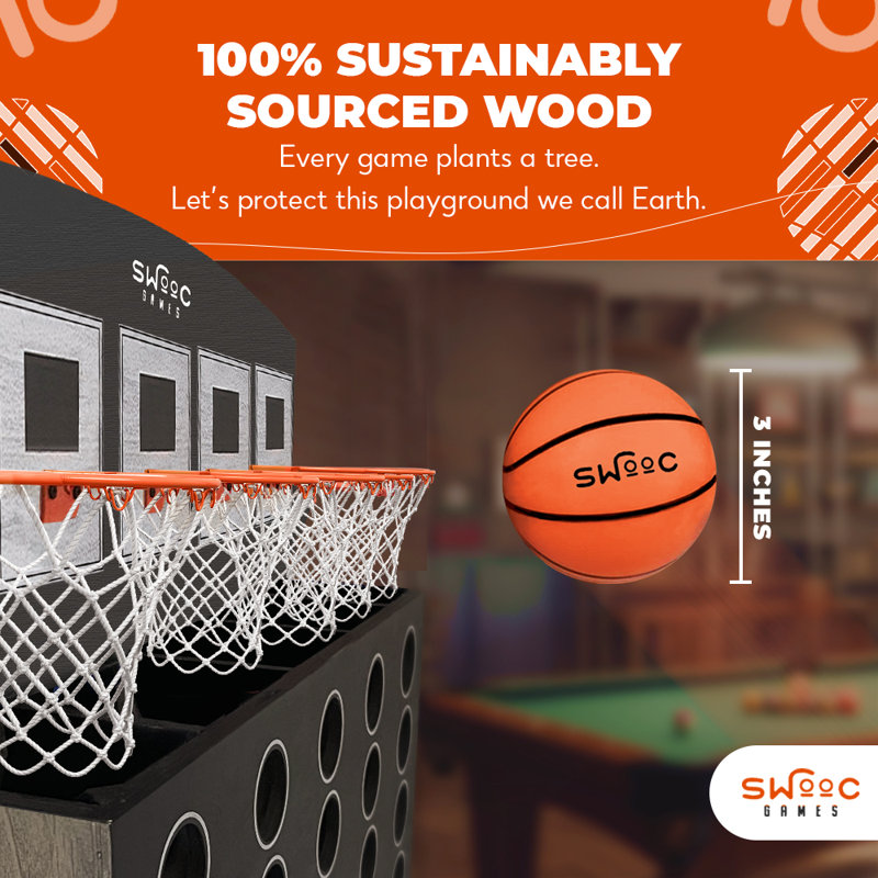 Gamme de poteaux bas | Panier de basketball mural 4 de suite