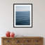 «Abstract Blue Horizon», reproduction de photo encadrée-1132785724-1132785723