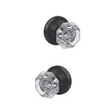 Custom Alexandria Hall-Closet and Bed-Bath Glass Knob with Alden Trim