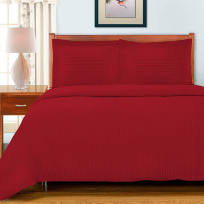 Ensemble de housse de couette en satin de coton égyptien Soliana