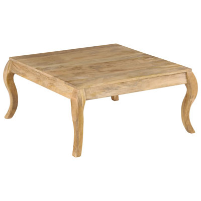 Colin Solid Wood Four Leg Coffee Table