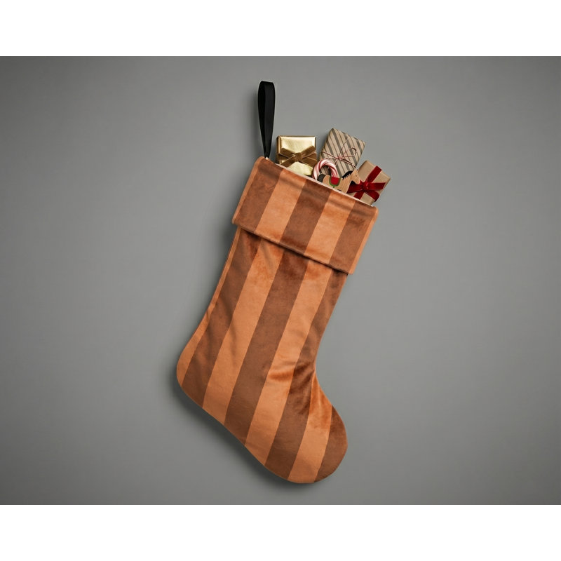 Chaussette de Noël à rayures, Carmel