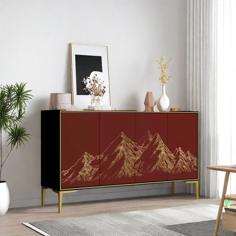 Buffet de luxe moderne et minimaliste