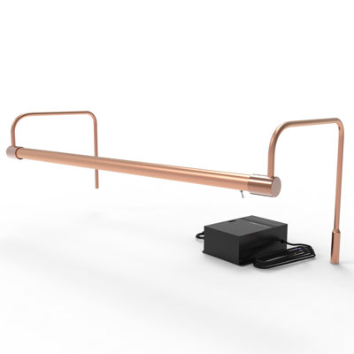 Luminaire de galerie Tru-Slim avec prise et télécommande, H 9 po x l 21 po x P 9 po