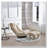 Upholstered  Chair with Ottoman