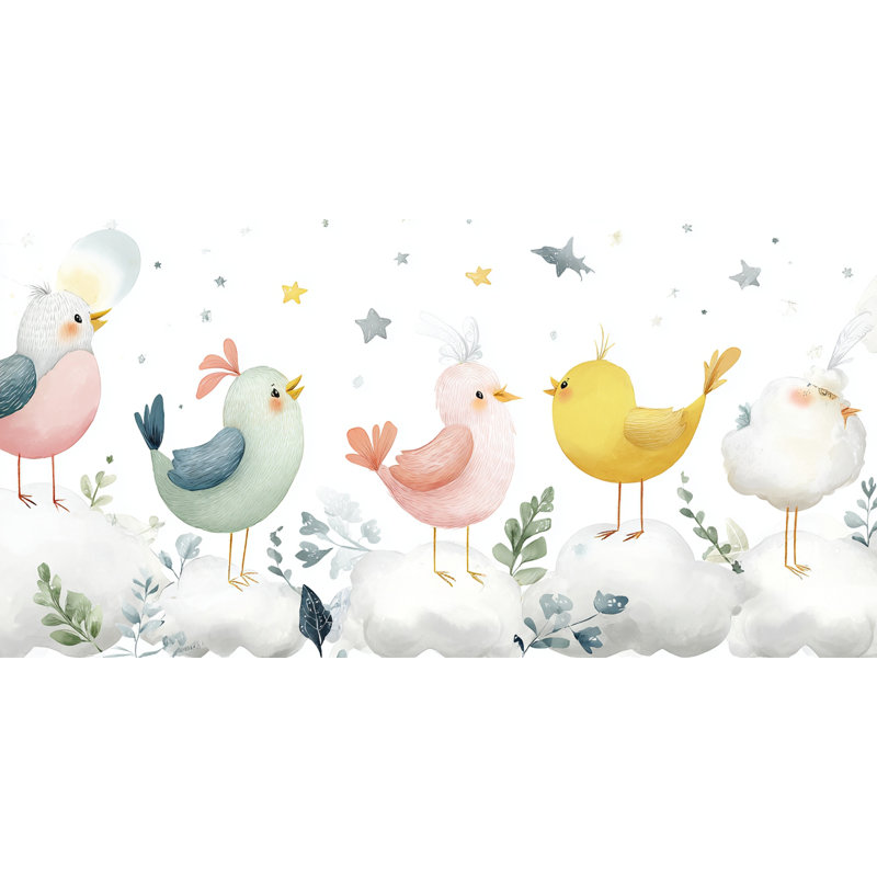 Ensemble de tweets sur toile tendue, H 20 po x l 40 po